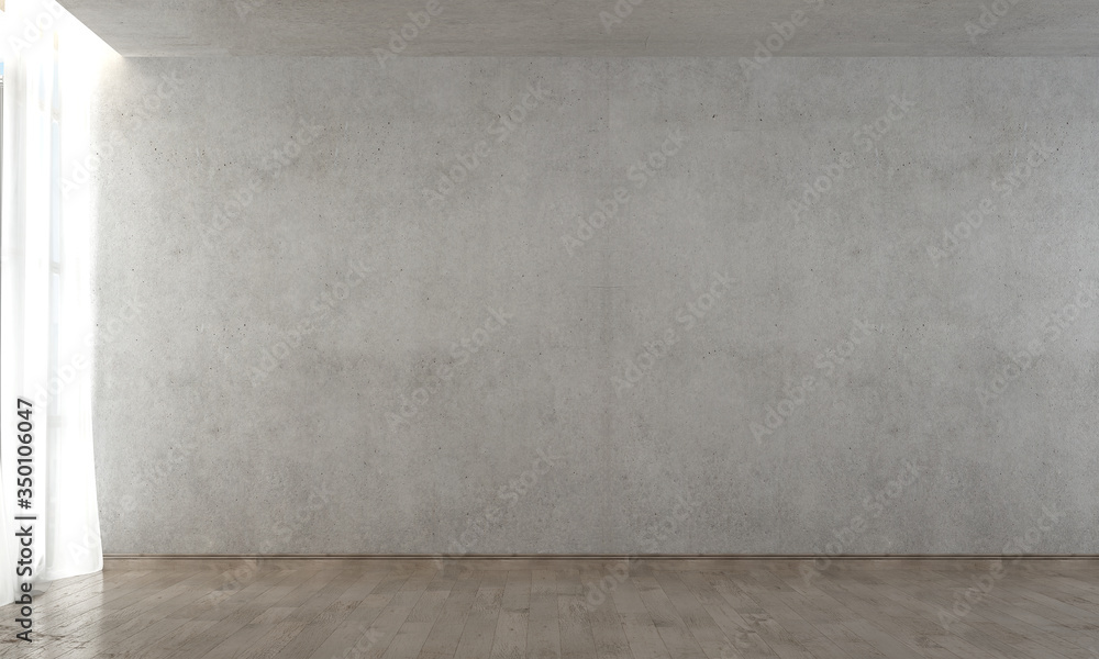 Emoty living room design and concrete wall background Emoty living room design and concrete wall background