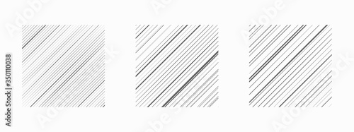 Abstract grey lines on white background. Vector set © tutti_frutti