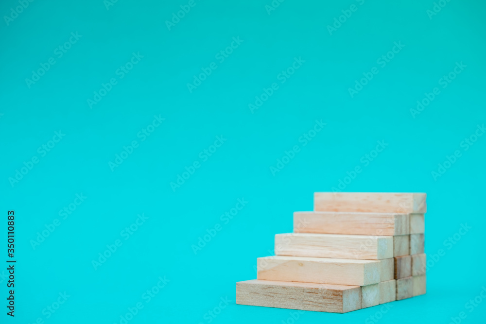Image of blocks wood game to growing up of business. Risk of management and strategy plan Image of blocks wood game to growing up of business. Risk of management and strategy plan