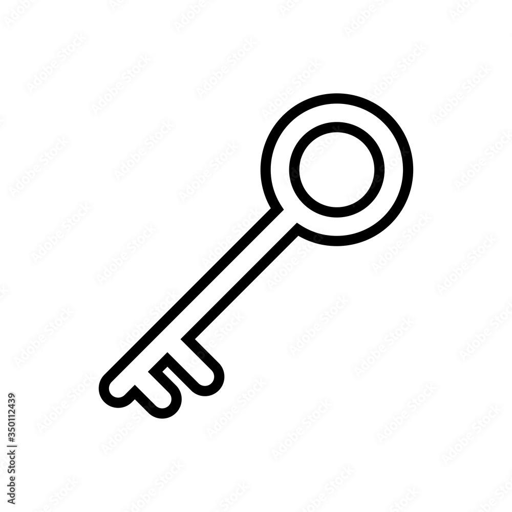 key icon vector design template key icon vector design template