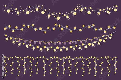 hygge cozy garlands set
