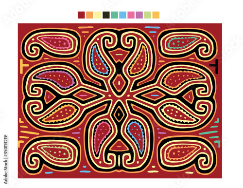 mola guna de panamá