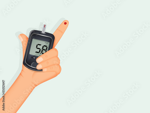 illustration of measure diabetes