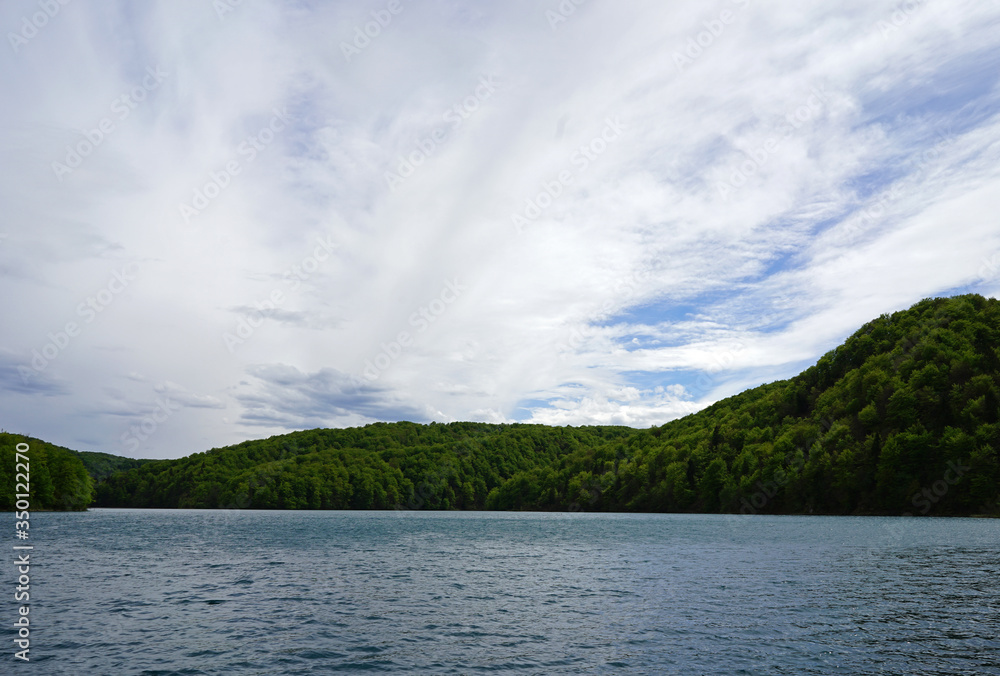 View of Kozjak Lake (Jezero) landscape, Plitvice Lakes National Park- Croatia UNESCO World Heritage View of Kozjak Lake (Jezero) landscape, Plitvice Lakes National Park- Croatia UNESCO World Heritage