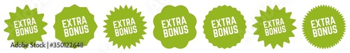Extra Bonus Tag Green | Icon | Sticker | Deal Label | Variations
