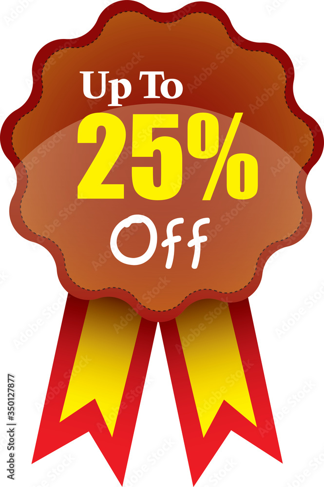 Fototapeta premium Percentage Off Discount Offer sale Graphics
