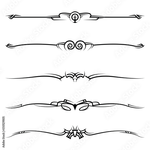 Decorative elements, border and page rules