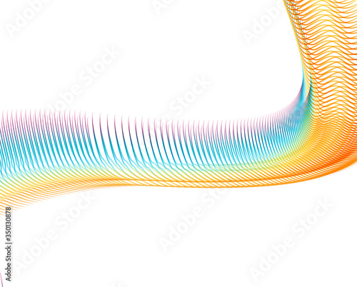 Abstract background blend wave line design for Wallpaper, Banner, Background, Card, Book Illustration, landing page