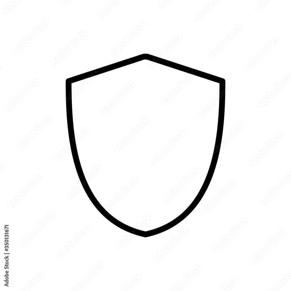 Shield Protection Icon. Vector Design Logo Template Shield Protection Icon. Vector Design Logo Template