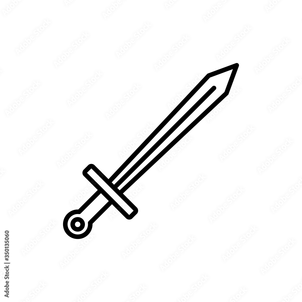 Sword Icon Design Logo Template Sword Icon Design Logo Template
