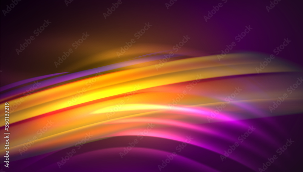 Obraz premium Creative fluid wave lines abstract background. Trendy abstract layout template for business or technology presentation, internet poster or web brochure cover, wallpaper