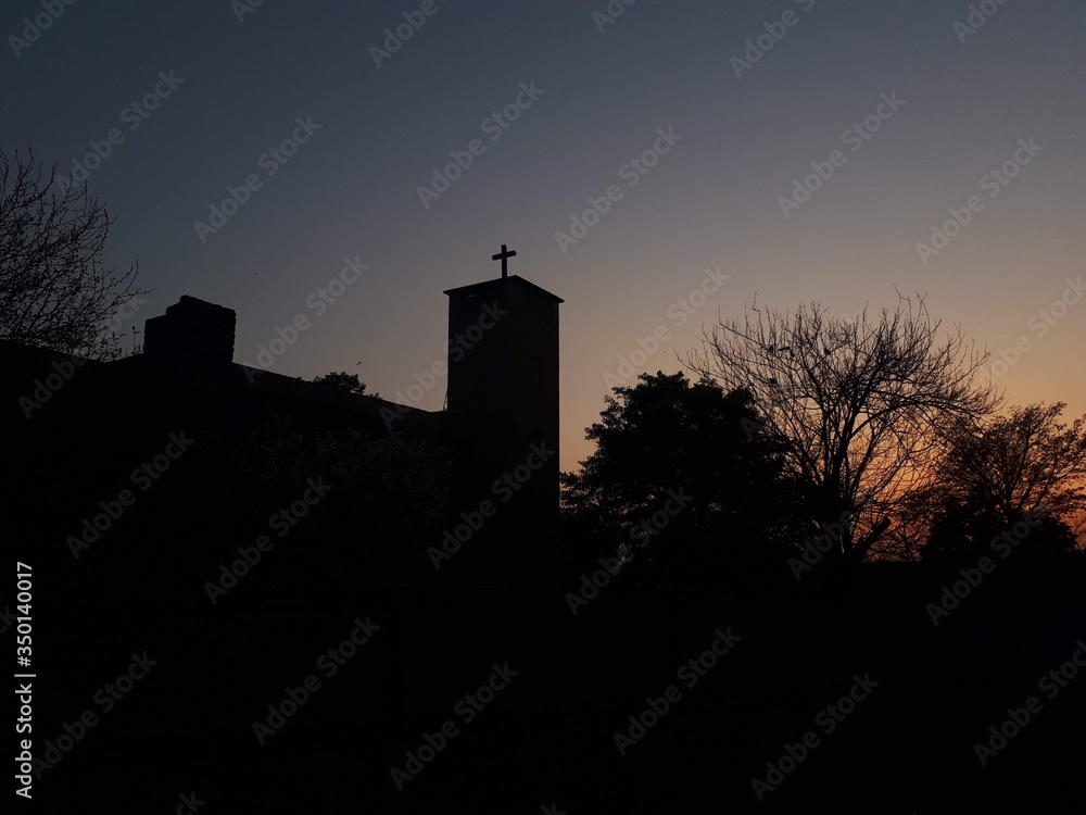 The Church silhouette