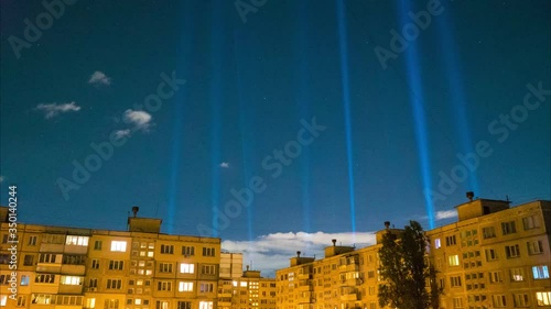 night view of the city