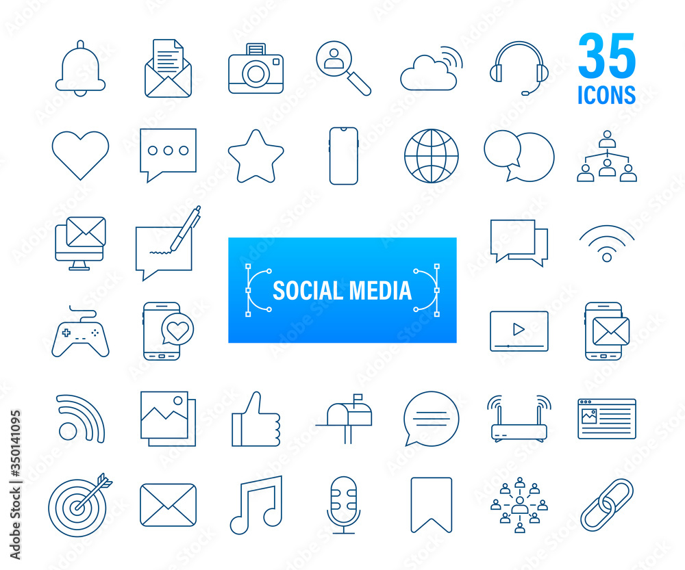 Set Social media icon. Telephone icon. Digital communication. Chat bubble. Vector stock illustration. Set Social media icon. Telephone icon. Digital communication. Chat bubble. Vector stock illustration.