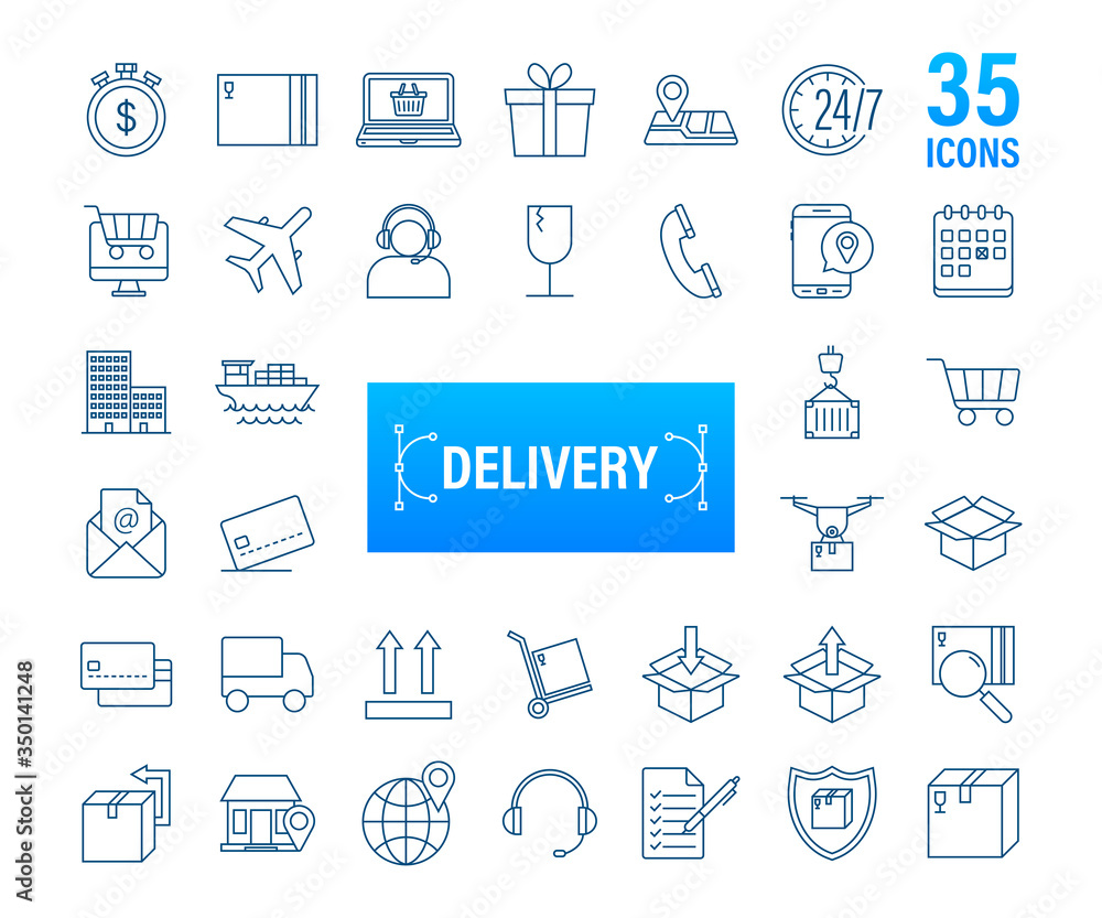 Set with delivery icon. Delivery service. Fast courier. Truck icon set. Vector stock illustration. Set with delivery icon. Delivery service. Fast courier. Truck icon set. Vector stock illustration.
