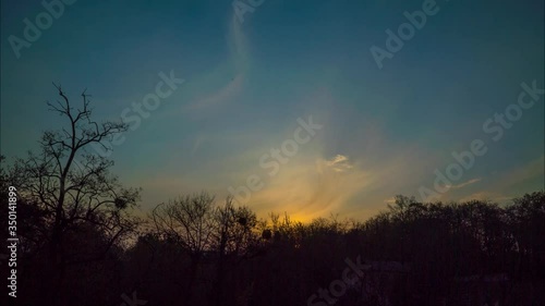 time lapse clouds
