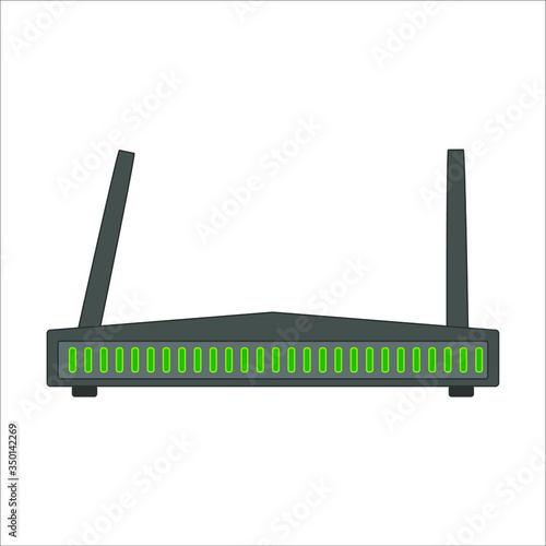 internet router. illustration for web and mobile design.