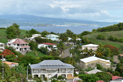 View of a small town in Martinique © baldemarJose