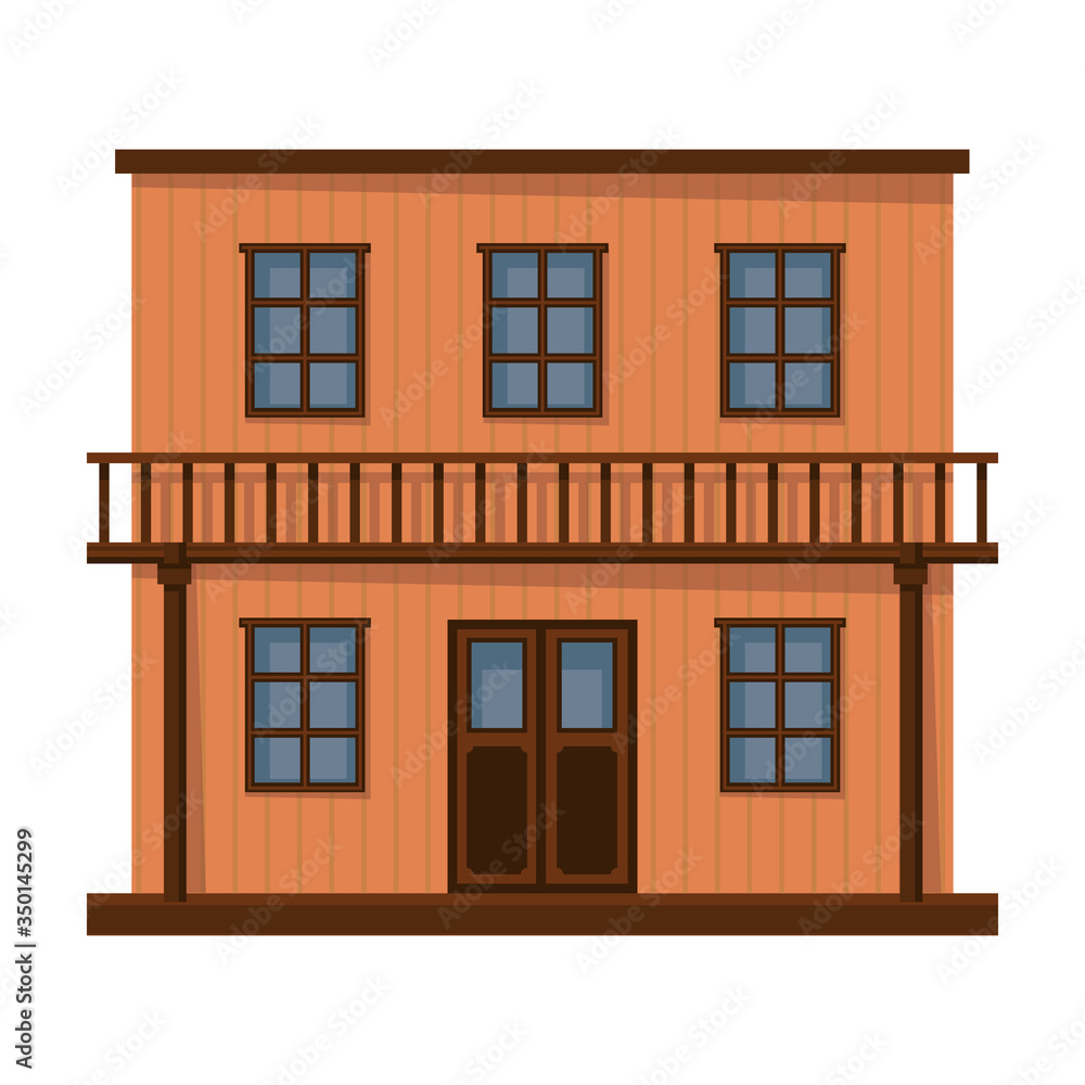 Wild west building vector icon.Cartoon vector icon isolated on white background wild west building. Wild west building vector icon.Cartoon vector icon isolated on white background wild west building.