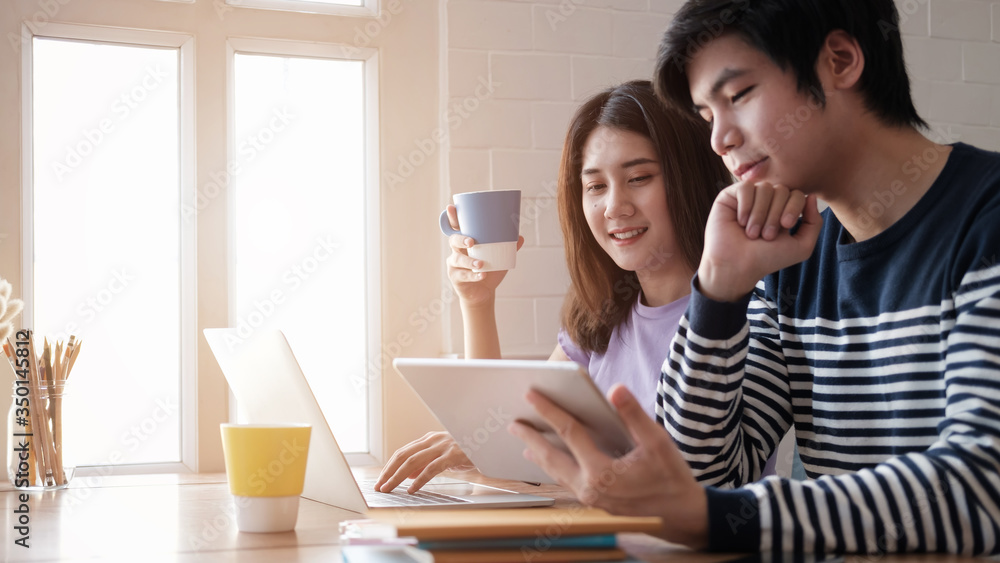 Startup Diversity Teamwork Brainstorming Meeting Concept. Business Team Coworker planning Start up new project Startup Diversity Teamwork Brainstorming Meeting Concept. Business Team Coworker planning Start up new project