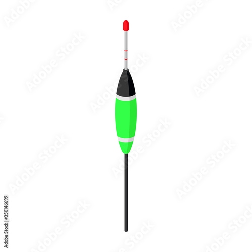 Fishing float vector icon.Isometric vector icon isolated on white background fishing float.