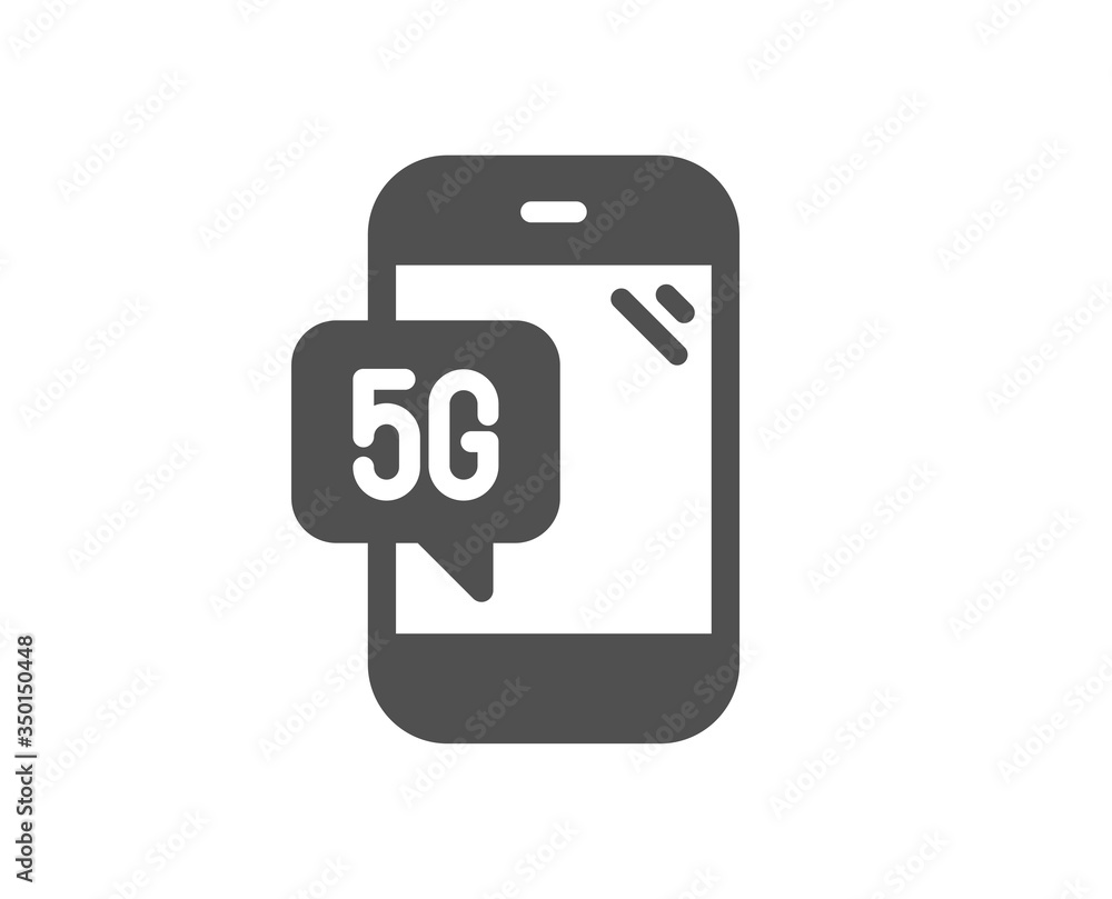 5g technology phone icon. Wifi wireless network sign. Mobile data transmission symbol. Classic flat style. Quality design element. Simple 5g phone icon. Vector 5g technology phone icon. Wifi wireless network sign. Mobile data transmission symbol. Classic flat style. Quality design element. Simple 5g phone icon. Vector