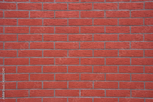 Red brick wall texture, abstract background