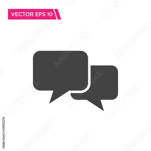 Speech Bubble Icon Design, Vector EPS10