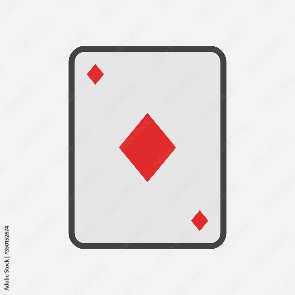 Suit of playing cards. Vector illustration symbols isolated on white background Suit of playing cards. Vector illustration symbols isolated on white background