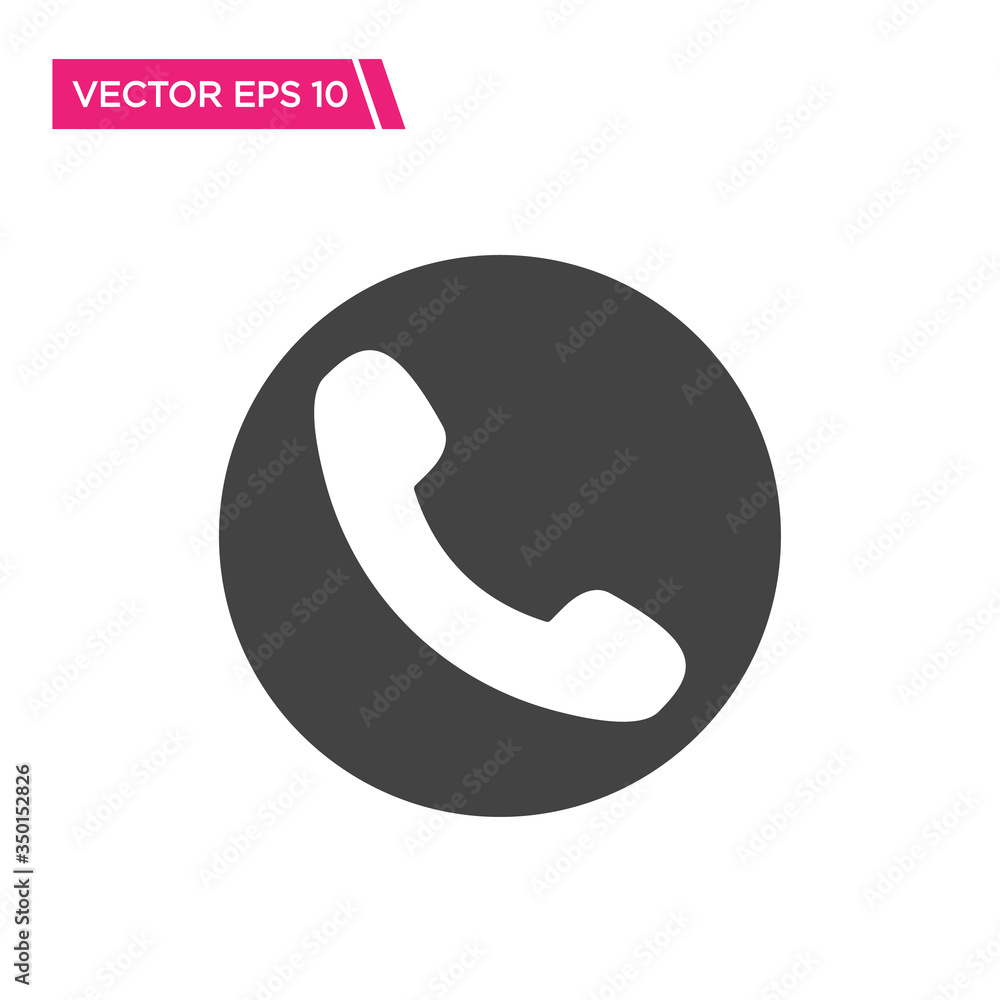 Phone Icon, Vector for Web, Flat Design Phone Icon, Vector for Web, Flat Design