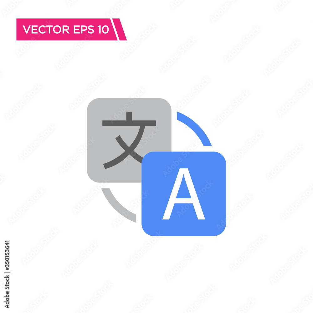 Translation Icon, Vector for Web Translation Icon, Vector for Web