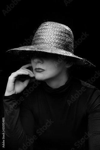 portrait of a young man in a hat