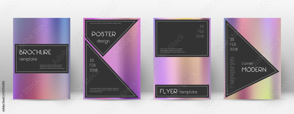 Flyer layout. Black good-looking template for Broc Flyer layout. Black good-looking template for Broc
