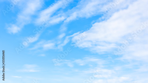 Fototapeta Naklejka Na Ścianę i Meble -  Clouds on a clear Sunny spring sky as a background. 