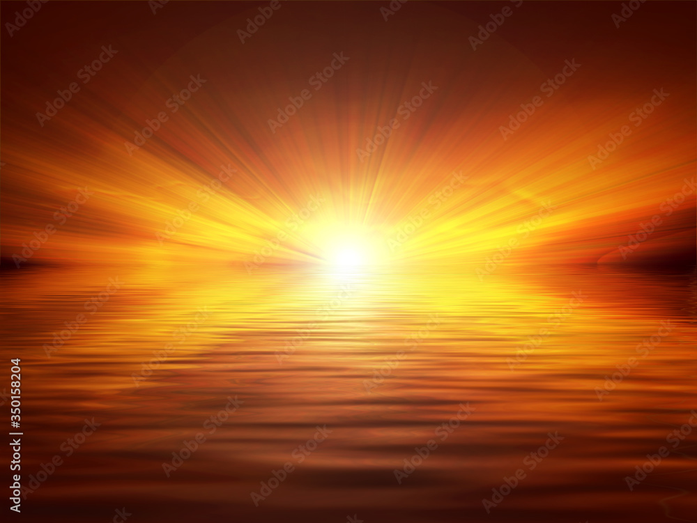 Obraz premium zachód słońca