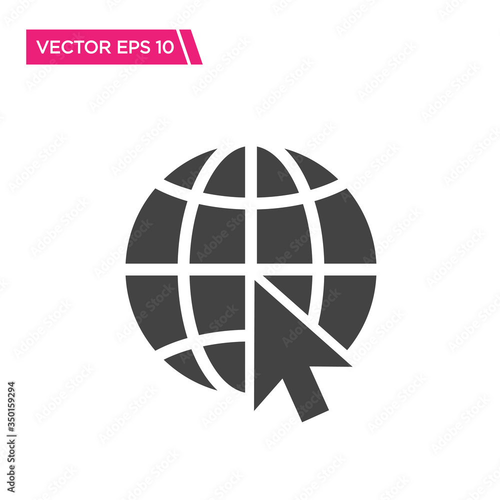 Internet Icon Vector, Vector for Web Internet Icon Vector, Vector for Web