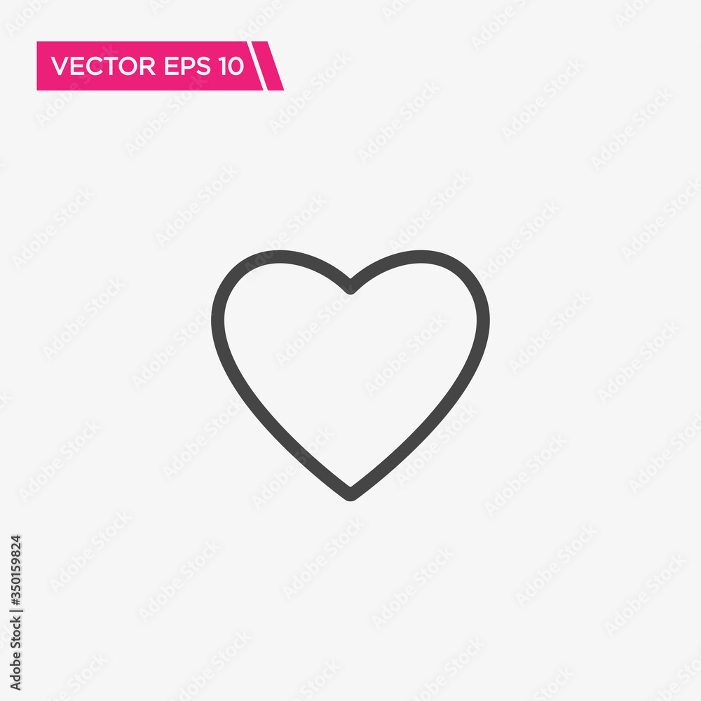 Heart Icon Design, Vector EPS10