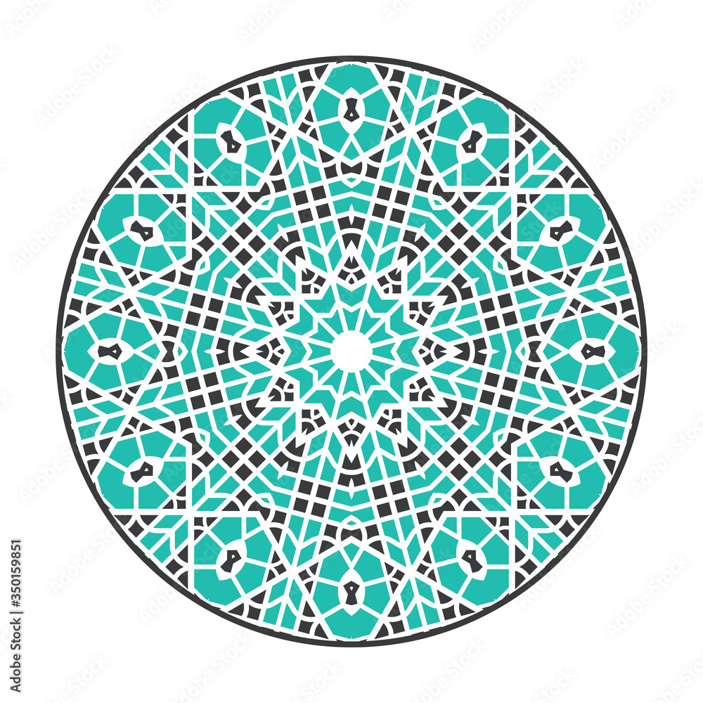 Vector Asian Geometric Mandala