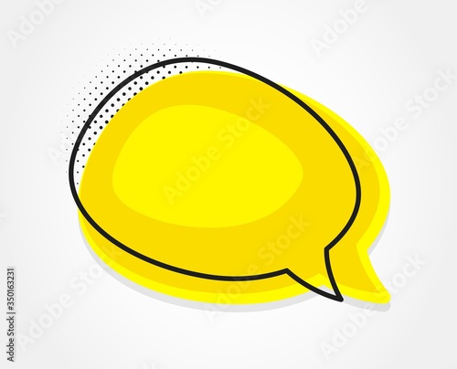Chat bubble icon. Contact message sign. Talk, speak symbol. Communication balloon template. Support message or contact icon. Talking, thinking chat bubble. Thought sign. Vector