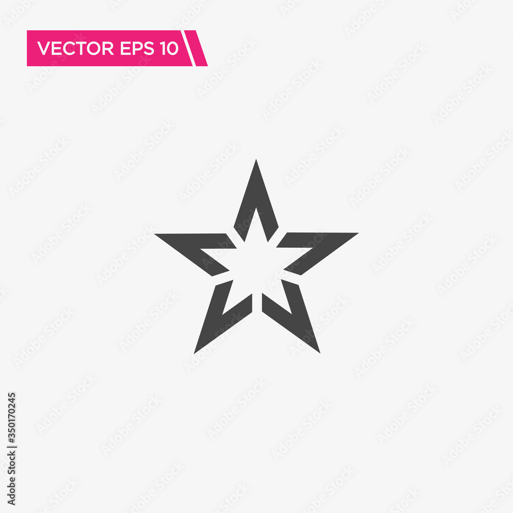 Obraz premium Star Icon Design Concept, Vector EPS10