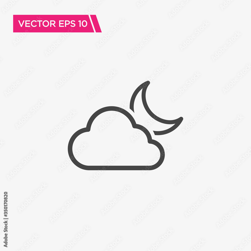Night Icon Design, Vector EPS10 Night Icon Design, Vector EPS10
