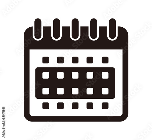 Time span vector icon illustration / 2 weeks