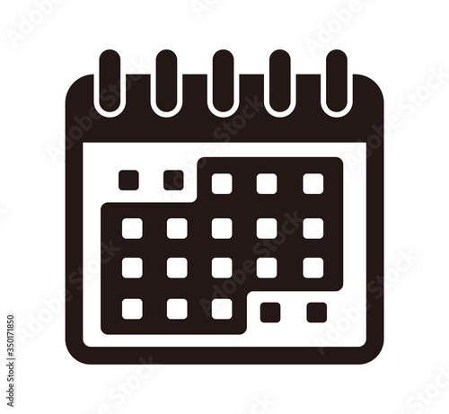 Time span vector icon illustration / 1 month, monthly