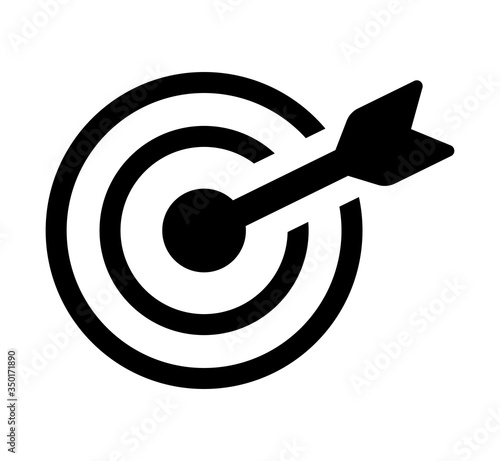 target , focus, dartboard vector icon illustration