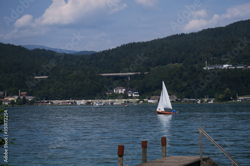 Segelboot am Wörthersee