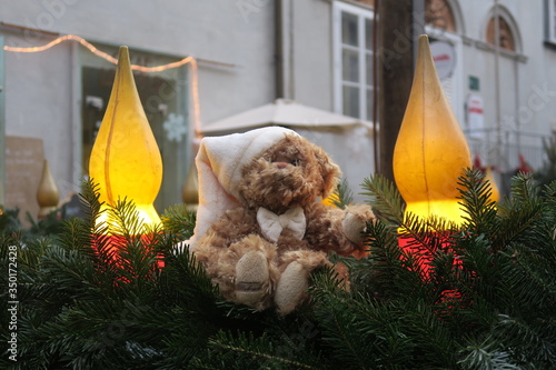 Teddybär zu Weihnachten