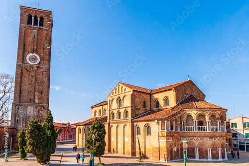 Basilique Santi Maria e Donato à Murano à Venise en Vénétie, Italie
