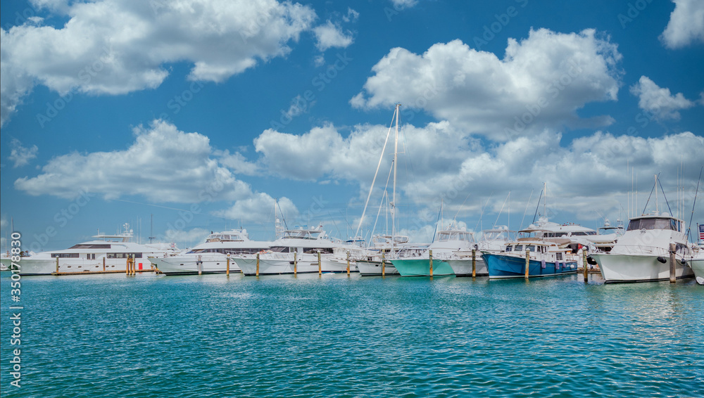 Yachts on Blue in Key West Marina