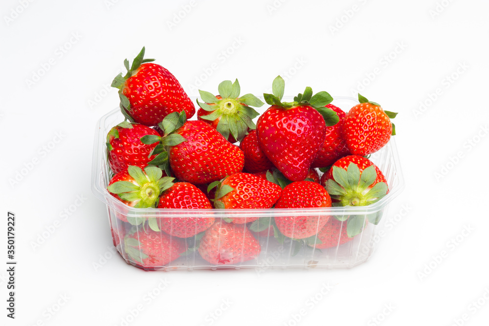 Fresh red strawberries, rich in vitamins Fresh red strawberries, rich in vitamins