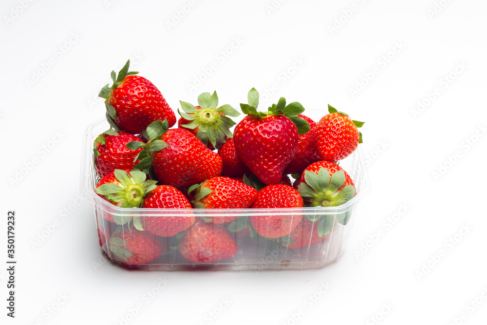 Fresh red strawberries, rich in vitamins Fresh red strawberries, rich in vitamins